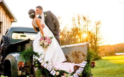 Wedding Blog & Planning Tips Featured Bride Brittany’s Rustic Glam Wedding