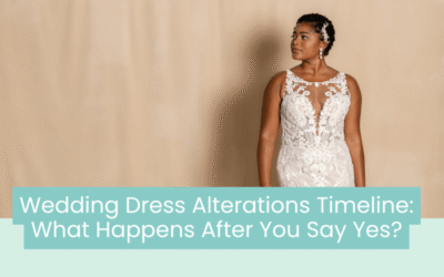Wedding Blog & Planning Tips Wedding Dress Alterations Timeline: What Happens After You Say Yes?