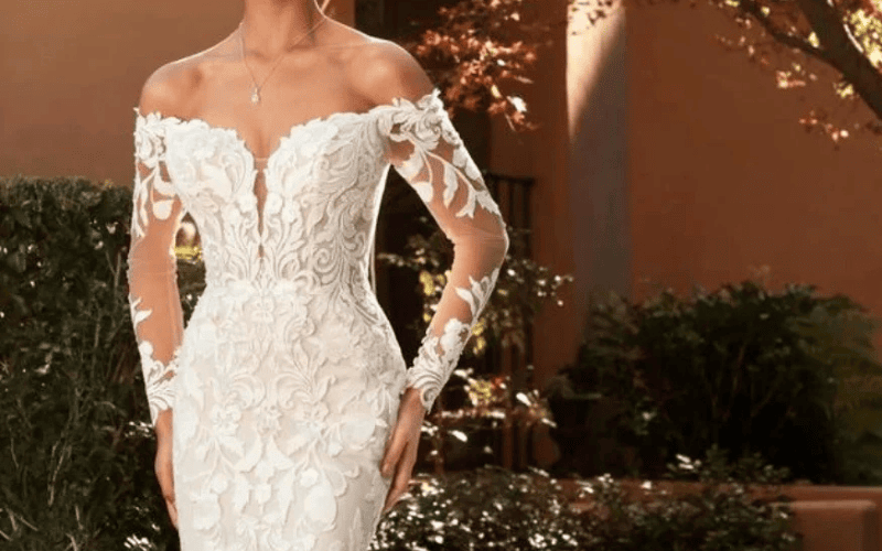 Wedding Dress Necklines Explained: From Sweetheart to Square and Everything In Between Off-the-Shoulder: Romantic with a Twist