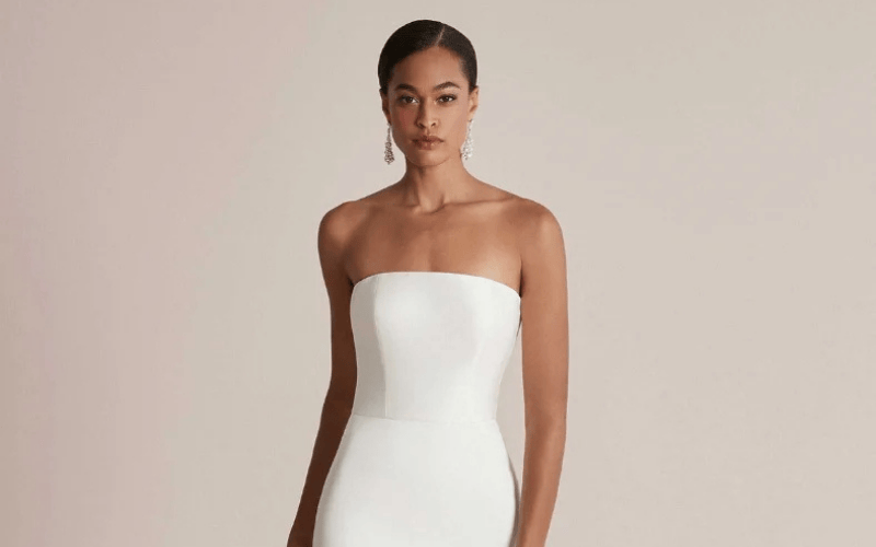 Wedding Dress Necklines Explained: From Sweetheart to Square and Everything In Between Straight Across: Simple, Clean, and Confident