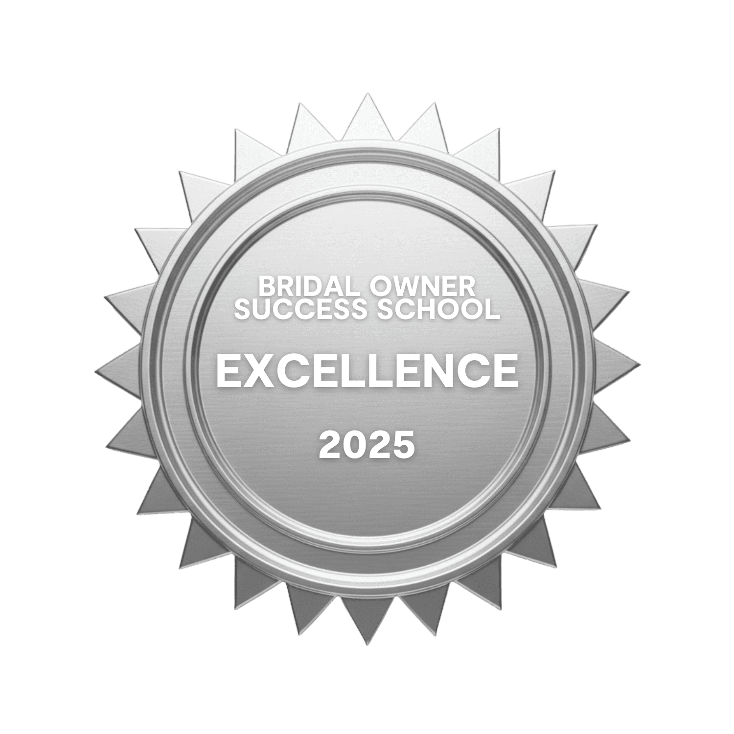 5 Bridal Owner Success School Excellence Award 2025 Badge