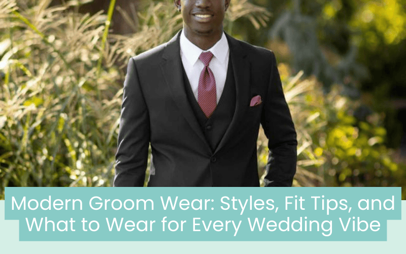 modern groom wear