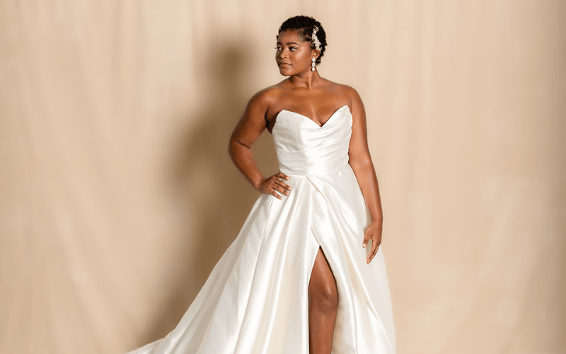 wedding dress trends 2026 fall Fall In Love With You Strapless Maxi Dress Black main image 0