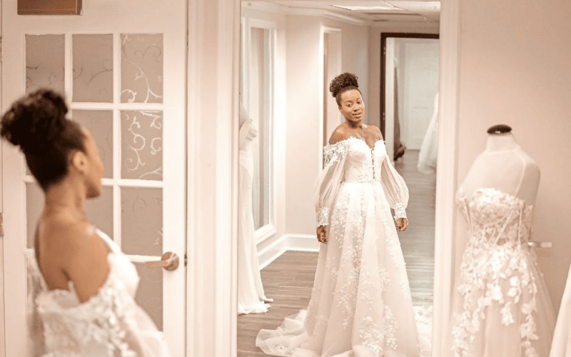 KB Long Sleeve Wedding Dress