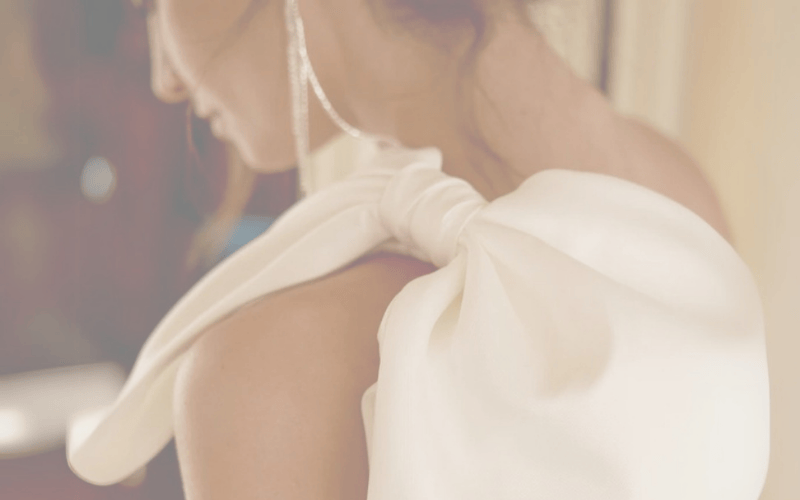 Why the Wedding Dress with Bow Is the Sweetest Bridal Trend KB Wedding Dress with Bow