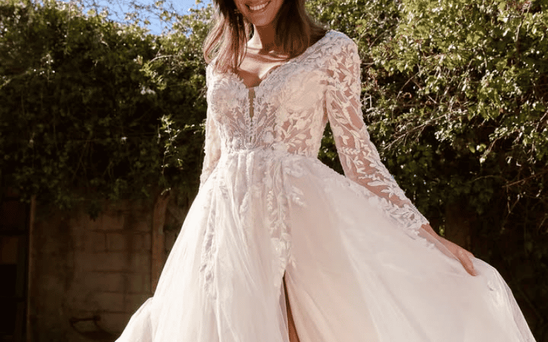 4 Lovely Sheer Wedding Dress Details For A Light Bridal Look