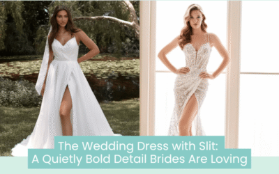 Wedding Blog & Planning Tips The Wedding Dress with Slit: A Quietly Bold Detail Brides Are Loving
